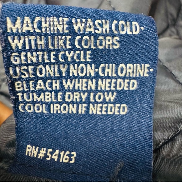 G.H. Bass & Co. Blue Quilted Utility Jacket with Stand-Up Collar - Picture 6 of 7